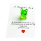 thumbnail image 2 of Bonita Tarjeta de Bolsillo de Resina con Forma de Perrito Pequeño, Tarjeta de Regalo Decorativa., 2 of 6