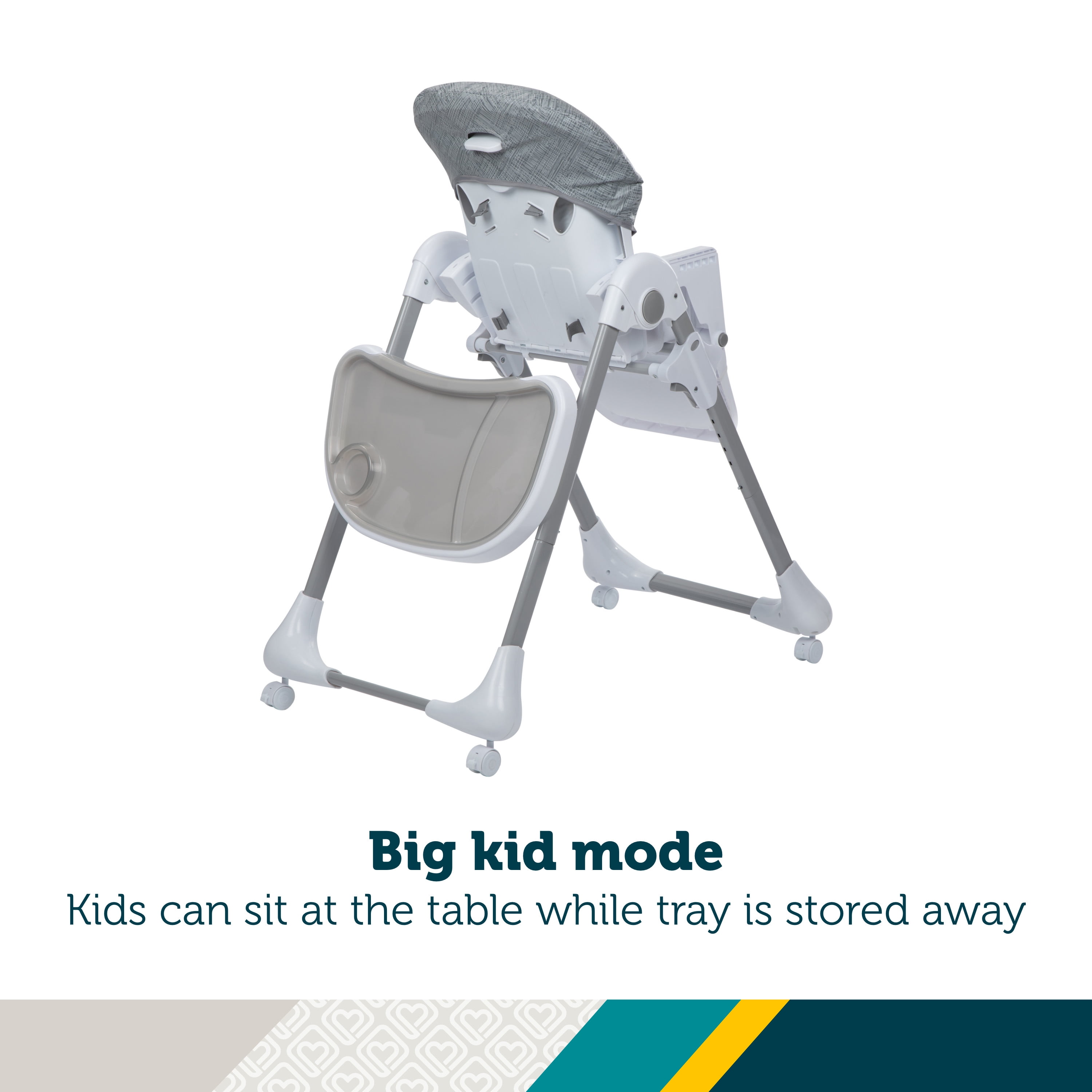 Safety 1st 3-in-1 Grow and Go High Chair, Raindrop, Toddler