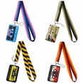 thumbnail image 2 of Creative Retro Cassette Tape ID Badge Holder with Lanyard Sliding Card Case for ID Card Key Badge Gift for Office School Student, 2 of 9