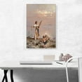 thumbnail image 2 of ARTCANVAS In The Bay Of Naples Canvas Art Print by Franz Richard Unterberger - Size: 26" x 18" (1.50" Deep), 2 of 9
