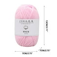 thumbnail image 2 of Tyidzon Wool Yarn for Crocheting Soft Crochet Thread Yarn, Lightweight Wool Yarn for Crochet Hand Knitting Crocheting Crafting, 2 of 5