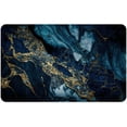 thumbnail image 2 of Diatomaceous Earth Bath Mat,Blue and Gold Marble Texture Soft Wrinkle Free Bathroom Floor Rugs Non-Slip Volume Super Absorbent Fast Drying for Bathroom Kitchen Door mat（50cmx80cm）, 2 of 6