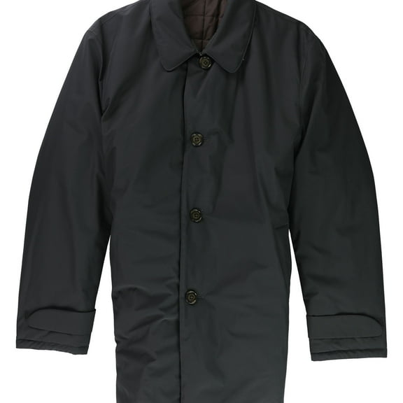 Ralph Lauren Mens Solid Raincoat, Blue, 40 Long