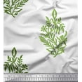 thumbnail image 1 of Soimoi Crepe Silk Fabric Leaves & Floral Block Print Fabric by The Yard 42 Inch Wide, 1 of 3