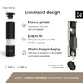 thumbnail image 5 of LARS NYSØM Design Spice Mills Set Manual with Adjustable Ceramic Grinder - Carbon Black/Almond Beige, 5 of 7