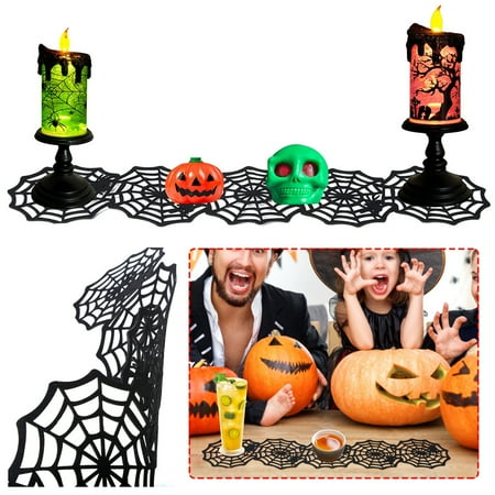 

Kitchen: Water Bottle Decoration Webs Cup Mat Mat Table Kitchen，Dining & Bar! Walmart Savings! 1X Table Mat Black