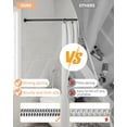 thumbnail image 3 of Tension Shower Curtain Rods No Drilling, 29 to 85 Inch, Spring Tension Curtain Rods for Windows, Adjustable Shower Rod for Bathroom, Heavy Duty Tension Rods Fits Various Wall Types, Black, 3 of 14