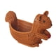 thumbnail image 2 of Cesta tejida con forma de Animal para servir comida, cesta para verduras, organizador de despensa, ratán de imitación para decoración de cocina, Ardilla 28x15x22cm, 2 of 8
