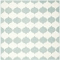 thumbnail image 6 of SAFAVIEH Dhurries Warren Geometric Area Rug, Blue/Ivory, 6' x 9', 6 of 10