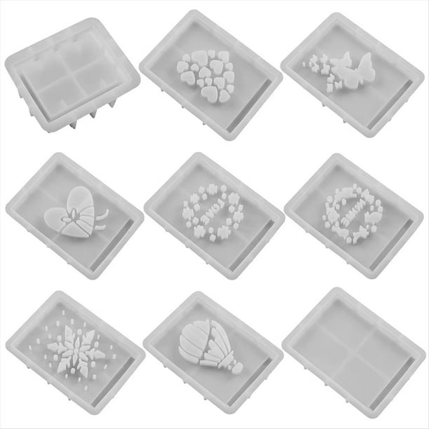 Molde de Caja de Almacenamiento de Silicona, Molde para Caja de Almacenamiento, Molde de Cemento para Caja de Regalo Antiadherente, Molde de Yeso para Regalo