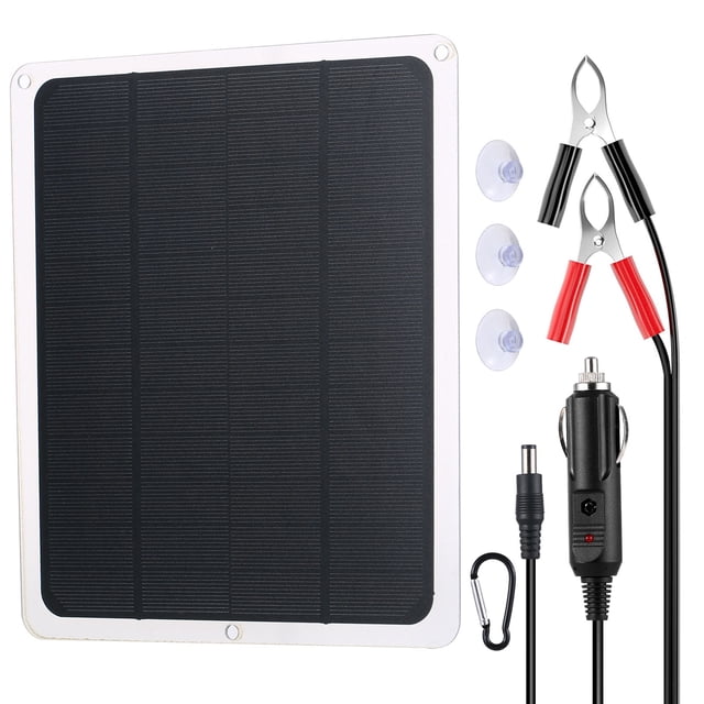 Batería Solar de GOTEO Solar Cargador de GOTEO Carretero de 12V Panel Solar Resistente Al Agua Kit de Carga de GOTEO para Automóvil