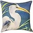 thumbnail image 3 of Manual Woodworkers & Weavers SLBLHR Coussin Décoratif Héron Bleu 18 Po., 3 of 4