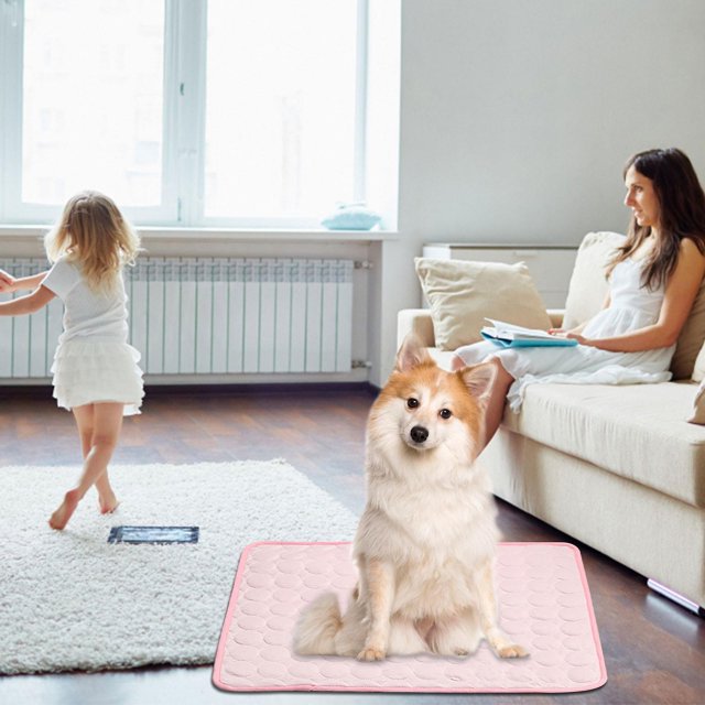 Estera de verano para mascotas, almohadilla de hielo para mascotas, tamaño S, estera para perros, caseta para perros, estera para perros, almohadilla de hielo para mascotas, estera de enfriamiento par