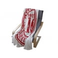 thumbnail image 4 of 16th Birthday Soft Flannel Fleece Blanket, Vintage Rubber Stamp Old Fashioned Greeting Sign Time Flies Theme Print, Cozy Plush for Indoor and Outdoor Use, 50" x 70", Vermilion White, by Ambesonne, 4 of 6