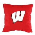 thumbnail image 1 of College Covers Wisconsin Badgers 16" x 16" Decorative Pillow, 1 of 1
