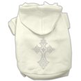 thumbnail image 4 of Mirage Pet Rhinestone Cross Hoodies Cream XXL, 4 of 5