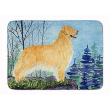 Golden Retriever Machine Washable Memory Foam Mat