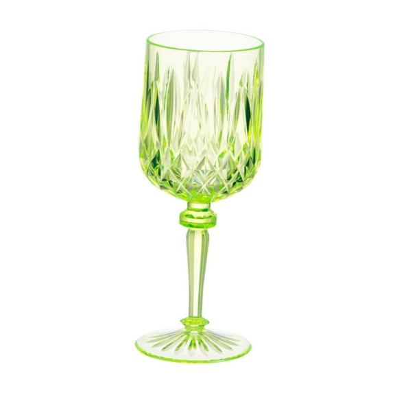 yotijay Acrylic Wine Goblet Party Supplies Wine Cup for Bar Home Restaurant Green