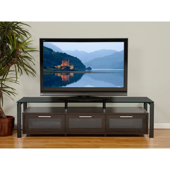 Plateau Decor 71 Inch TV Stand in All Black