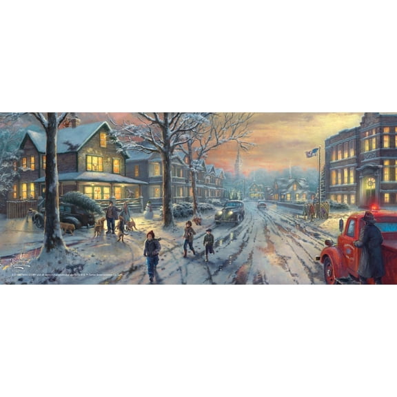 A Christmas Story Thomas Kinkade Studios (A Season to Remember) FilmPixâ„¢ Photo Insert P1808H175