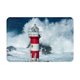 thumbnail image 1 of Balery Circular Lighthouse Felpudo de franela, resistente a las manchas y a la decoloración, para uso interior y exterior, fácil de limpiar, 40 x 60 cm, 1 of 7