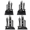 thumbnail image 3 of Metal Bookends, Rounded Edge DIY Storage Bookends  For CDs DVDs For Movies For Books Guangzhou, 3 of 8