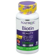 Natrol Biotin 5000 mg Fast Dissolve 90 Tablets (Pack Of 4)