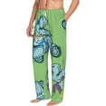 thumbnail image 2 of Balery Men'S Motorcycle Riding Dinosaur Pants,Sleepwear Pants,Pajama Pants,Pj Bottoms Drawstring And Pockets-Small, 2 of 9