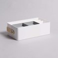 thumbnail image 3 of U Brands White Plastic and Wood Desk Caddy, Multi-Compartment, 5387U, 3 of 6