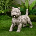thumbnail image 7 of Hi-Line Gift Ltd. Cairn Terrier Garden Statue Gray Life Size Home Yard Decor, 7 of 7