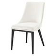 thumbnail image 1 of Side Dining Chair, White, Velvet, Modern Contemporary, Kitchen Room Cafe Bistro Restaurant Hospitality, 1 of 10