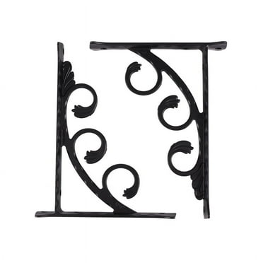 2Pcs Wall Mounted L Shaped Angle Bracket Multifuntional Brace Shelf S