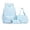 Blue, variant on Gradient Fashion Backpack for Students: Lunch Pencil And Backpack Combo for Middle And High School