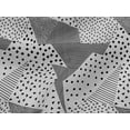 thumbnail image 4 of oneOone Viscose Jersey White Fabric Dot|Check & Triangle Geometric Diy Clothing Quilting Fabric Print Fabric By Yard 60 Inch Wide, 4 of 5