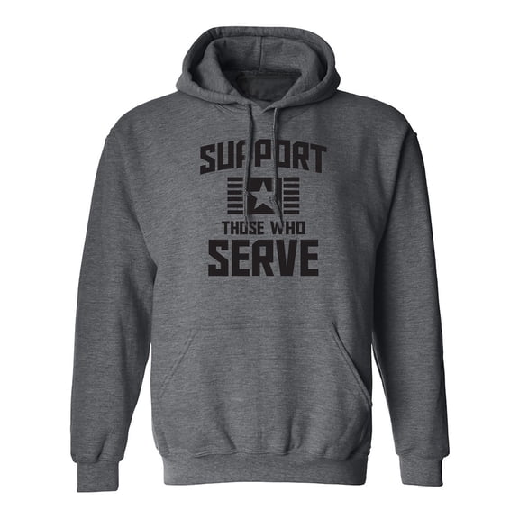 Support Those Who Serve Adult Hooded Sweatshirt