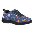 thumbnail image 4 of Chririnla Christmas Shoes for Boys Girls Reindeer Snowflake Sneakers Size 2.5 Big Kids Knitted Mesh Sports Shoes Breathable Lightweight School Athletic Travel, 4 of 7