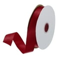 thumbnail image 1 of Uxcell Satin Ribbon Grosgrain Solid Silk Wedding Bouquet Ribbon for Valentine's Day Gift Wrapping Cake Box Bows Burgundy Red-1" x 50 Yard, 1 of 7