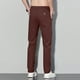 thumbnail image 4 of Pantalones largos para hombre, de color liso, de seda helada, elásticos, con cordón, informales, deportivos, para hombre, 4 of 6