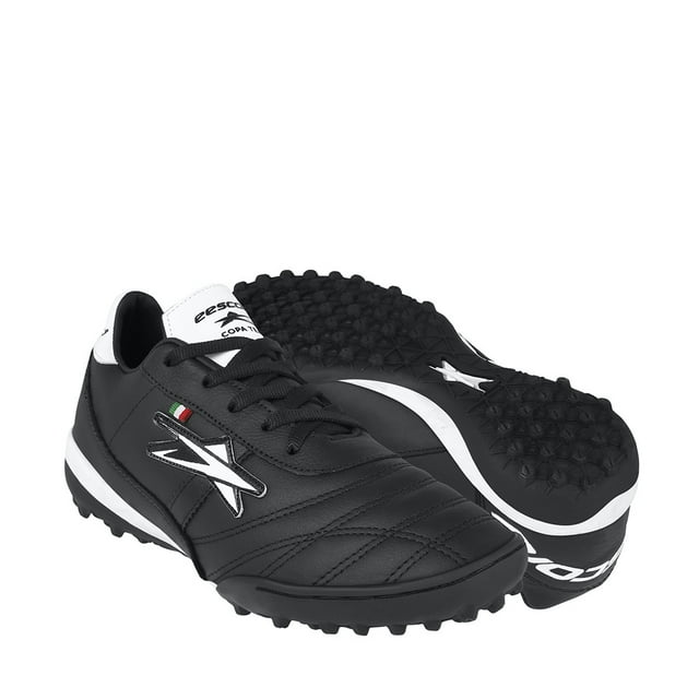 TENIS FUTBOL JOVEN EESCORD 3040 PIEL NEGRO 20-24
