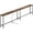 Rustic Brown, variant on Console Table with Outlet, 63 Inch Sofa Table with Station, Narrow Entryway Table, Skinny Hallway Table, Behind Couch Table, for Room, , White