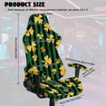 thumbnail image 2 of Whosucclay Golden Shamrock Strip Print Gaming Chair Cover Stretchable Rotating Desk Chair Protector Cover with Armrest Slipcovers Washable Slipcover for Office & Gaming Chairs St Patrick's Day Decor, 2 of 8