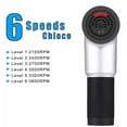 thumbnail image 3 of Deep Tissue Percussion Muscle Massage Gun Handheld Neck, Back, Arms, Thighs, Calves|Portable Massaging Gun Xmas Gift for Man Womens - Silver（Simple style), 3 of 6