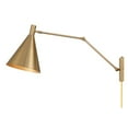thumbnail image 4 of Pharos 1-Light Adjustable Wall Sconce in Noble Brass by Breegan Jane, 4 of 4