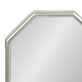 thumbnail image 6 of Kate and Laurel Wardelle Vintage Mirrored Wall Sconce, 7 x 5 x 18, Silver, Antique Scalloped Candlestick Holder with Mirror for Bathroom or Bedroom Wall Decor, 6 of 9
