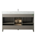 thumbnail image 4 of Vanity Art 60" Single Freestanding Bathroom Vanity with Sink and Engineered Marble Top, 4 of 13