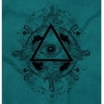 thumbnail image 2 of Triangle Eye Wheel Symbolic Spirit Women's T Shirt Ladies Tee Brisco Brands S, 2 of 6