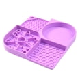 thumbnail image 1 of Pet Lick Mat Dogs Cats Licking Mats with Suction Cups Silicone Lick Pad for Bathing, 1 of 8