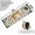 thumbnail image 5 of Yayeee Runner Rug for Bedroom 2'x6' Machine Washable Hallway Non Slip Mat, Animals in A Forest Pattern, 5 of 8