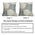 thumbnail image 6 of Blue White Pillow Covers 16x16 Set of 2 Boho Gray Polka Dot Throw Pillows Modern Trendy Print Decorative Outdoor Farmhouse Pillowcase Cushion Cover Linen Case Decor for Home Sofa Couch Bed, 6 of 6