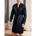 thumbnail image 4 of Men's Solid Color Long Sleeve Belted Spliced Rope Detail, 4 of 5